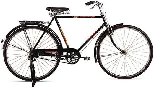 Hercules Roadsters Men'S 22 Inch Frame Bicycle , Wheel: 29T Road Bike , Black, Rigid