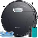 Airzeen Robot Vacuum Cleaner with 4500Pa Strong Suction, 3 in 1 Robot Vacuum and Mop, Carpet Auto-Boost, Self-Charging, 2.9”Slim Design, Remote/App/Alexa Control, Ideal for Pet Hair/Carpet/Hard Floor