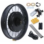 JINPRDAMZ 20 Inch Ebike Conversion Kit, 48 V 1000 W Rear Motor Bicycle E-Bike Hub Conversion Kit, E-Bike Rear Wheel Conversion Kit Pedelec Conversion Kit