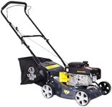 Callow Premium Petrol Lawn Mower - 41cm Cutting Width - Powerful 4 Stroke 123cc 2.8hp OHV LONCIN Engine with Centrally Adjusted Cutting Heights between 25mm and 70mm and 40 L grass box