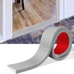 Heonay Threshold Ramps for Doorways Self-Adhesive Rubber Ramps for Door Threshold Rubber Door Threshold Ramp for Wheelchair Stroller Scooter Reducer Ramp (Gray, 2” Wide x 3.3' Long)