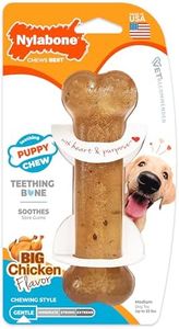 Nylabone Just for Puppies Teething Chew Toy Chicken Medium/Wolf (1 Count)