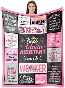 Administrative Assistant Gifts for Women, Gifts for Administrative Assistants, Administrative Professional Day Gifts Ideas, Administrative Assistant Principal Appreciation Gifts Blanket 50"x60"