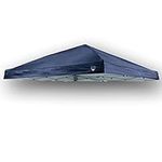 Canopy Top for Quest Q64 10' x 10' Slant Leg Instant Up Canopy Gazebo Replacement Tent Parts (Nevy)