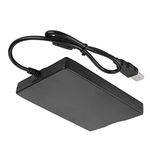 Bewinner External Disk Drive,1.44M Neutral USB External Portable Floppy Disk Drive Diskette FDD,Streamlined Version Design,Multiple Interfaces,Popup Buttons Design,Shockproof Foot Pads