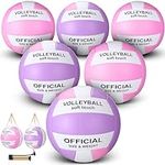6 Pc Volleyballs Official Size 5 Wa