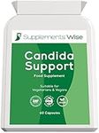 Candida Support, 60 Capsules - Thrush Treatment for Men and Women - Candida Treatment for Yeast Infections - Candida Complex Cleanse with Probiotics, Garlic, Caprylic Acid - Pessary, Cream Alternative