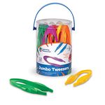 Learning Resources Jumbo Tweezers, Sorting & Counting, Homeschool, Toddler Fine Motor Skill Development, Set Of 12