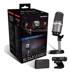 AVerMedia Live Streamer 311 Full HD 1080p Streamer Bundle with Capture Card, Webcam and USB Streamer Microphone. for Twitch, Mixer, YouTube (BO311)