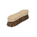 Charles Bentley Stiff Bassine Wooden Hand Scrub Brush, 8", Wood, Natural, One Size