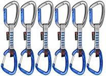 Mammut Crag Keylock Wire Indicator 6-Pack Quickdraws - Silver/Ultramarine 10cm