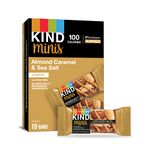 KIND Minis, Caramel Almond & Sea Salt, Gluten Free, 100 Calories, Low Sugar, 20 Grams, 10 Count