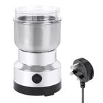 150W Electric Coffee Grinder, Multifunctional Smash Machine, 300ML Portable Electric Grain Mil, Coffee Bean Grinding Blender, Stainless Steel, Perfect for Dry Materials, Spices, Herbs, Coffee