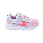 Stride Rite Unisex-Child Lighted Cosmic Sneaker, Pink Multi, 2 Little Kid