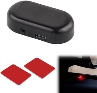 BAOSROY LED Luz Antirrobo,Luz Solar LED de Alarma Coche,Coche de Sistema de Alarma,LED Luces de Advertencia,LED Simulada Luz Lmitador,Luz De Seguridad Intermitente Antirrobo,Alarma Coche
