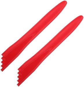 uxcell 2Pcs Bubble Popper Canning Kits, 8inch Bubble Measurer Canning Supplies, Bubble Remover for Canning Food, Red