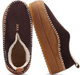 KuaiLu Men's Moccasin Slippers Memo