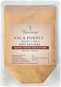 Yauvanya Pure Amla (Indian Gooseberry/Emblica officinalis) Fruit Powder for Hair 3X100 gms, Rich in Vitamin C