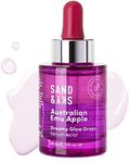 Sand & Sky Australian Emu Apple Dreamy Glow Drops - Bi-Phase Hyaluronic Acid Serum with Vitamin C and Jojoba Oil Facial Serum Face Care