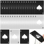 Nuogo 100 Pieces Poker Card Bottle Openers Stainless Steel Bottle Can Openers Bulk Metal Card Beer Bottle Openers Groomsmen Wallet Bottle Opener for Wedding Party Favors Bridesmaid Gifts