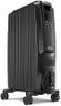 De'Longhi Oil-Filled Radiator Space Heater, Quiet 1500W, Adjustable Thermostat, 3 Heat Settings, Timer, Energy Saving, Safety Features, White, Dragon TRD40615EBKCA, Black
