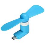 ILTPL - (Pack of 1) Portable USB Fan for OTG Enabled Phone Only, Multicolour, Small for Android Smartphone/Tablet/Laptop/PC