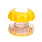 EZY DOSE Crush Pill, Vitamins, Tablets Crusher and Grinder, Storage Compartment, Large, Orange