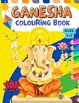 Ganesha Colouring Book: For kids | 25 pages | Large size 8.5 x 11 inches: 25 Cute Designs of Lord Ganesha | Hinduism colouring book | Children's colouring book