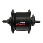 SHIMANO Unisex – Adult's DH-C3000-3N Hub Dynamo, Black, standard size