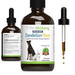 Pet Wellbeing Dandelion Root for Dogs & Cats - Liver, Digestive, Cardiovascular, Blood Sugar Support - Natural Herbal Supplement 4 oz (118 ml)