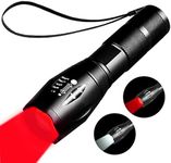 YZYOE Rechargeable Red Light Flashl