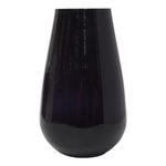 Hosley® Black Glass Vase 8 Inch High| Perfect for Kitchen, Bedroom, Living Room, Centrepieces, Office Desk