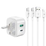 iPad Charger and Plug,2M Apple iPad Fast Charging Long Cable and Plug C for New iPad Pro 12.9 11 2nd 3rd 4th 5th 6th Generation/Air 2 3rd 4th 5th/Mini 2 3 4 5 6/iPad 4th 5th 6th 7th 8th 9th 10th