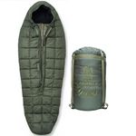 Army Double Layer Sleeping Bag for Adults up to 7 ft | - 15 to -20°C Lightweight Waterproof Sleeping Bag | Indoors Outdoors| Best for Backpacking Camping Mountain Hiking Traveling (Military Green)