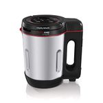 Morphy Richards 501027 Compact Saute & Soup Maker, Stainless Steel, 900 W, 1 Liter, Brushed Aluminium and Black