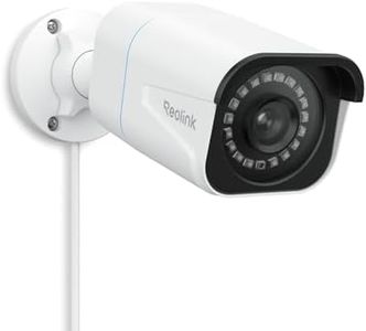 Reolink 4K Caméra IP PoE avec Détection Personne/Véhicule/Animal, Caméra de Surveillance Extérieure avec Etanche IP67, Fente pour Carte microSD, Vision Nocturne IR, Support Audio, Time Lapse, RLC-810A