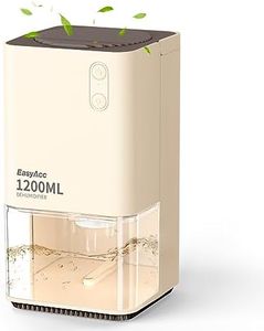 EasyAcc® Déshumidificateur Maison 1200ml, Silencieux Déshumidificateur Portable Electrique Déshumidificateur d'air Salle de Bain 7 Lumière LED Colorée Pour Chambre Musée Galerie Fleuriste Appartement