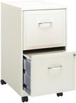 Hirsh Industries 2 Drawer Steel File Cabinet in White