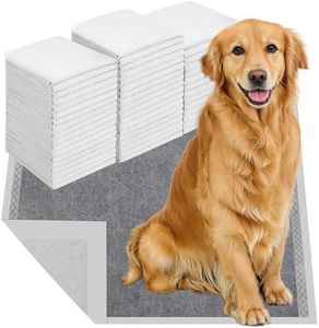 JORAGO Puppy Pads 50Packs - Bamboo Charocoal Dog Pee Training Pads, Disposable Dog Urine Pads, Leak Proof Quick-Dry & Super Absorbent Pet Piddle and Potty Pads for Puppies, Cats, Rabbits, 45x60cm