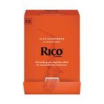 D’Addario Woodwinds - Rico Alto Sax Reeds - Reeds for Alto Saxophone - Alto Saxophone Reeds Crafted for Beginners, Students, Educators - Strength 2.5, 50-Pack