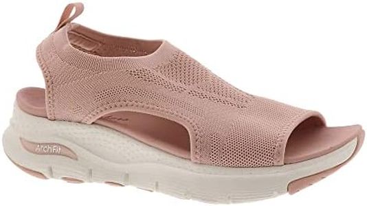 Skechers Arch Fit City Catch Mujer Sandali, Blush Knit, 40 EU