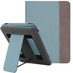 WALNEW Stand Case for All-New Kindle (2022 Release), Multi-Viewing Stand Cover Flip Case with Two Hand Straps and Auto Sleep/Wake Fits Kindle (11th Generation) - 2022 Release (Blue)