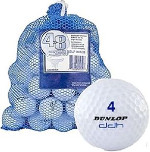 Assorted Ball Mix in Mesh Bag (48-Pack) White
