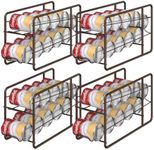 MOOACE 4 Pack Can Dispenser Rack, S