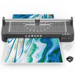 Laminator for A3 A4 A5 A6 A7 with 50 pcs Laminating Pouches, Thermal & Cold Laminating Machines with Paper Trimmer, Corner Rounder for Home School Office