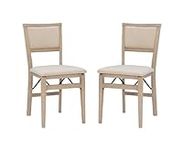 Linon Keira Wooden Folding Chair Up