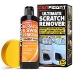 Carfidant Scratch and Swirl Remover - Ultimate Car Scratch Remover - Polish & Paint Restorer - Easily Repair Paint Scratches, Scratches, Water Spots! Car Buffer Kit
