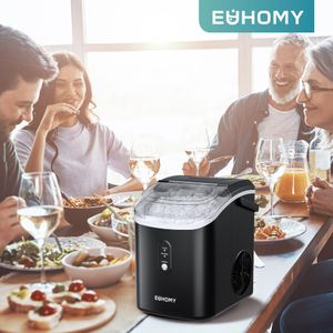 EUHOMY Nugget Ice Maker – Countertop Chewable Ice Machine