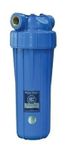 BLUE Water Filter Housing 10” AQUAFILTER Thread: 3/4", 1/2" or 1" (FHPRN) (3/4")