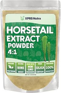 XPRS Nutra Horsetail Extract Powder for Hair, Nail, and Bone Growth - High Potency Horsetail Root Powder - High Silica Content for Maximum Growth - Vegan Friendly Horstail Extract (4 oz)